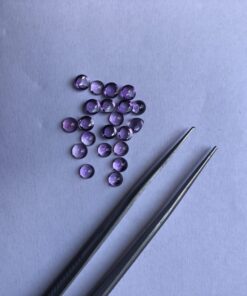 3mm Natural Amethyst Smooth Round Cabochon