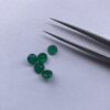 6mm Natural Green Onyx Round Cut Gemstone