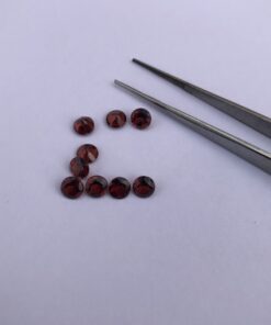 6mm Natural Red Garnet Round Cut Gemstone