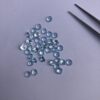 5mm Natural Sky Blue Topaz Round Cut Gemstone