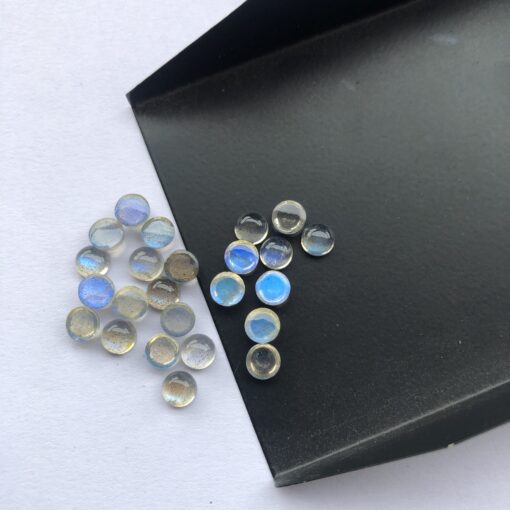 6mm Natural Labradorite Smooth Round Cabochon