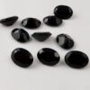 4x3mm Natural Black Onyx Oval Cut Gemstone