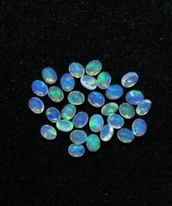 4x3mm Natural Ethiopian Opal Oval Cut Gemstone