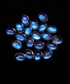 5x3mm Rainbow Moonstone Smooth Oval Cabochon