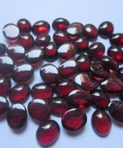 5x3mm Natural Red Garnet Smooth Oval Cabochon