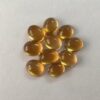 5x4mm Natural Citrine Smooth Oval Cabochon