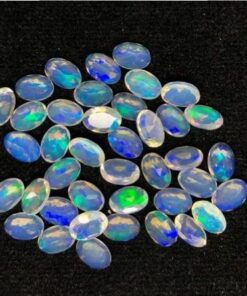 6x4mm Natural Ethiopian Opal Oval Cut Gemstone