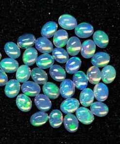 6x8mm Natural Ethiopian Opal Smooth Oval Cabochon