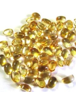 7x5mm Natural Citrine Smooth Oval Cabochon