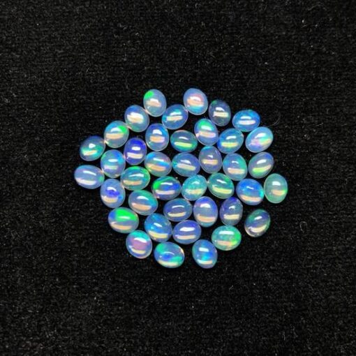 7x9mm Natural Ethiopian Opal Smooth Oval Cabochon