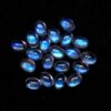7x9mm Natural Rainbow Moonstone Oval Cabochon