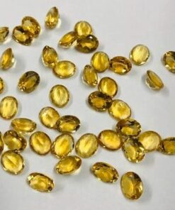 7x9mm Natural Citrine Oval Cut Gemstone