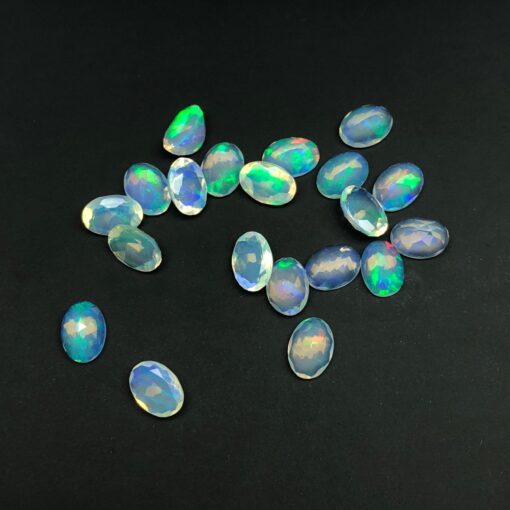 7x9mm Natural Ethiopian Opal Oval Cut Gemstone