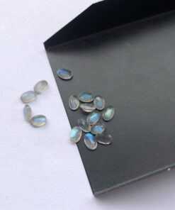 5x4mm Natural Labradorite Oval Cut Gemstone