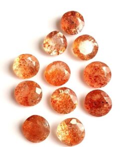 2mm sunstone round cut