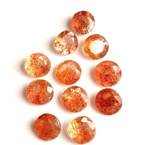 2mm sunstone round cut