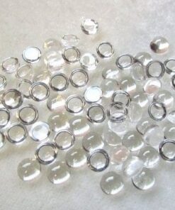 2mm crystal quartz round