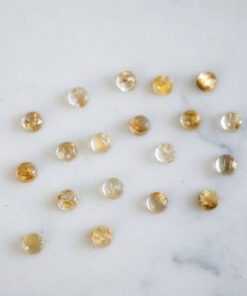 2mm golden rutile round