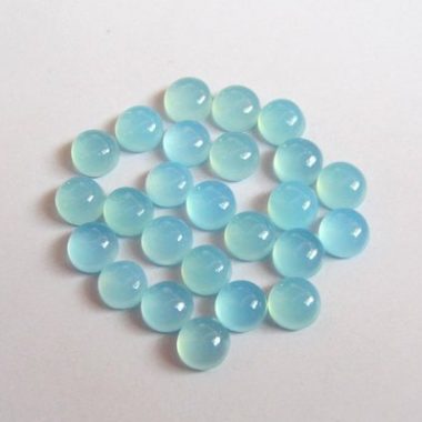 Details about   Natural Aqua Chalcedony Cabochon Wholesale Lot Round Shape 6X6 MM Loose Gemstone 
