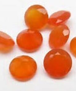 4mm carnelian round cut