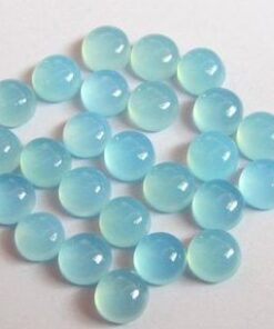 4mm aqua chalcedony round