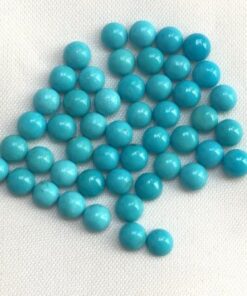 5mm sleeping beauty turquoise round