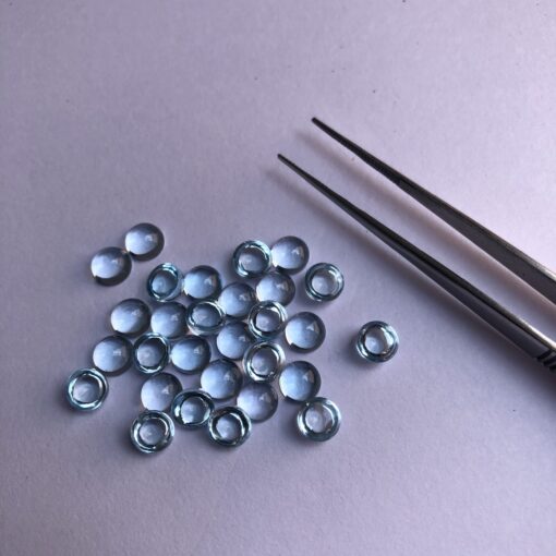 5mm sky blue topaz round