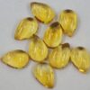 5x3mm Natural Citrine Smooth Pear Cabochon