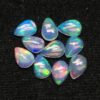 7x5mm Natural Ethiopian Opal Smooth Pear Cabochon