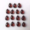 7x9mm Natural Red Garnet Smooth Pear Cabochon