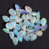 7x9mm Natural Ethiopian Opal Pear Cut Gemstone