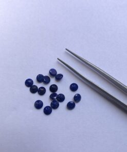 2mm lapis lazuli round cut