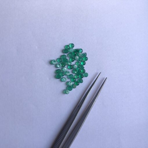 2mm green onyx round