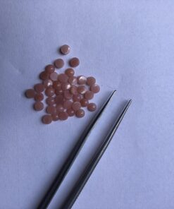 3mm pink opal round