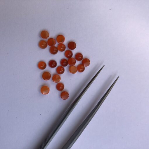 5mm carnelian round