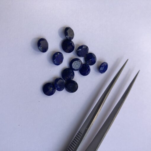 5mm lapis lazuli round cut