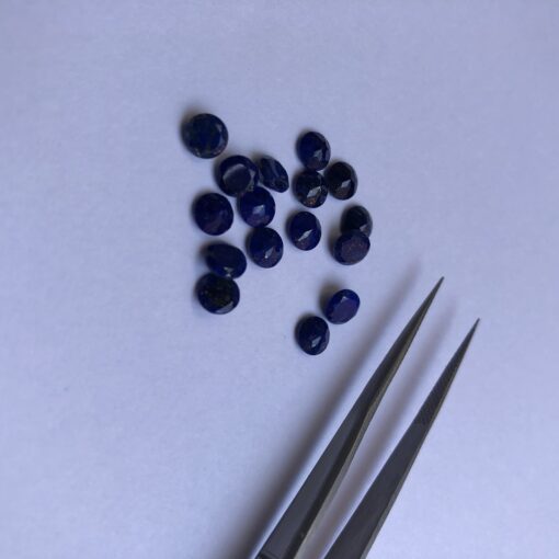 6mm lapis lazuli round cut