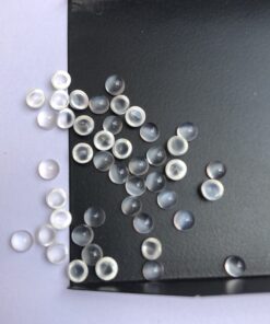 4mm white moonstone round