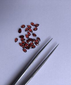 4x3mm Natural Red Garnet Smooth Pear Cabochon