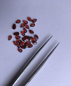 5x3mm Natural Red Garnet Smooth Pear Cabochon