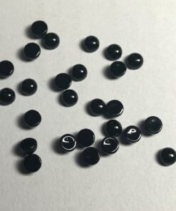 4mm black spinel round