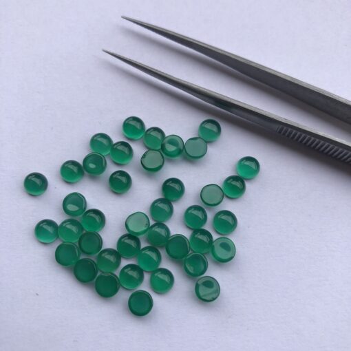 5mm green onyx round