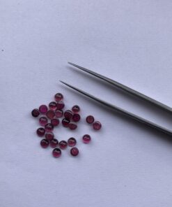 4mm pink tourmaline round