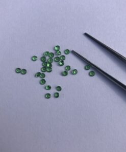 2mm tsavorite garnet round cut