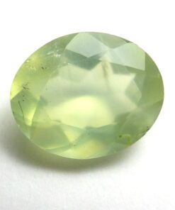 10x14mm prehnite oval cut