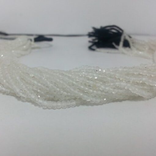 crystal quartz faceted beads