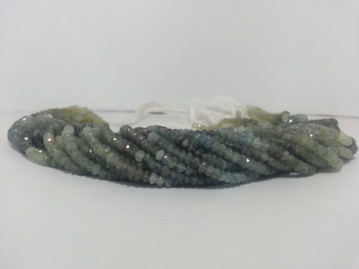 4mm moss aquamarine beads