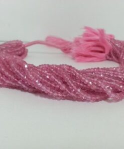 pink topaz beads