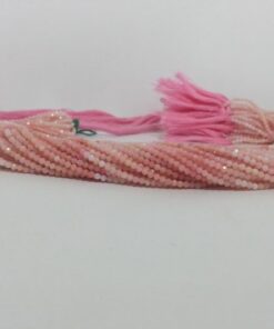2mm pink opal beads