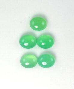 4x3mm chrysoprase oval